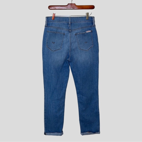 HUDSON Blair High Rise Straight Cropped Denim Jeans, Size 28 - Picture 7 of 16